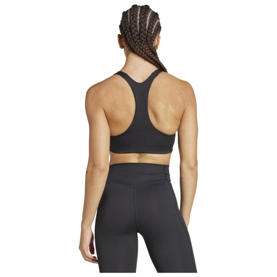 Adidas Γυναικείο μπουστάκι Powerreact Rib Medium Support Bra